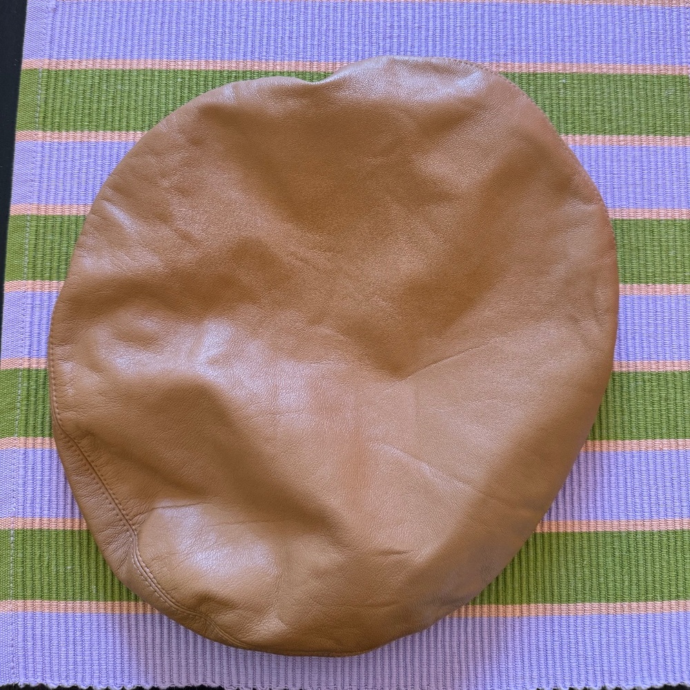 Clyde Leather Beret